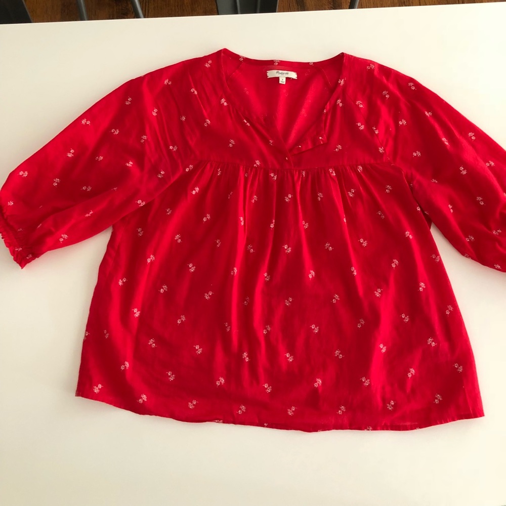 Madwell 3/4 length sleeve top